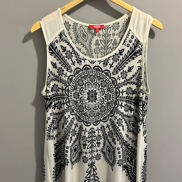 ABSTRACT A-LINE DRESS (10) - Picture 3 of 11